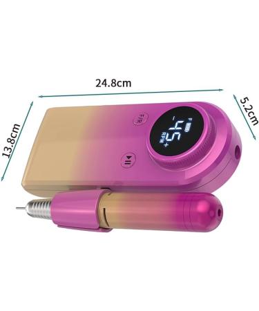 Echwave Electric Nail Drill for Gel Nail Acrylic Manicure Pedicure Polishing Shape Tools for Living Room Use Multifunction Durable A Gradient Gold - Buy Online on GoSupps.com