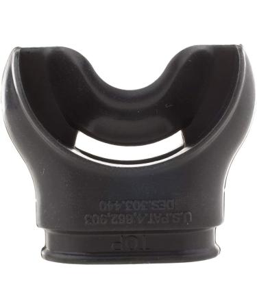 Aqua Lung Comfo-bite Mouthpiece, Black 2Pack