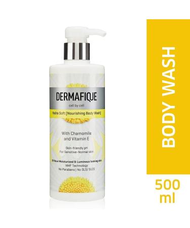 Derma.fique Nourishi.ng Body Wash for Women - Hydra Soft 16.9 fl oz (500ml) - Hydrating & Nourishing International Shipping - Buy Online on GoSupps.com