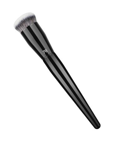 Ouligay Flat Top Foundation Brushes Kabuki Flat Top Face Brushes Blending Brush Flawless Foundation Makeup Brush for Liquid Cream Blending Flawless Powder Buffing Stippling(Black)