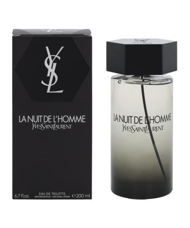 Yves Saint Laurent L'Homme La Nuit De Eau De Toilette Spray for Men 6.7 Ounce Cedar Lavender 6.7 Fl Oz (Pack of 1) - Buy Online on GoSupps.com