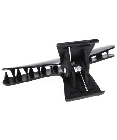 12 Black Hair Clips - Pro Salon Hair Clip Clamps & Hairpins for Hairdressing | International Shipping - Buy Online on GoSupps.com
