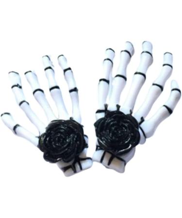 Beavorty 2 Pairs Skeleton hair clip hairpin hair clips for women barrettes for girls white decor Women hair clip halloween hairpin Gothic accessories lip gloss decorate Miss - Buy Online on GoSupps.com