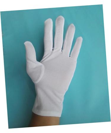 FRCOLOR Gardening Glove 12 Pairs White Cotton Gloves Medical Gloves Safety Gloves spa Gloves Gloves Moisturizing Hand Gloves Industrial Gloves Nylon Gloves Work Cosmetic Clean - Buy Online on GoSupps.com