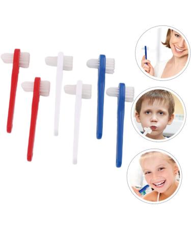 Clispeed Double-Headed Toothbrush for Prostheses - 6 Pack | Ideal for Dentures & Partial Dentures - Buy Online on GoSupps.com