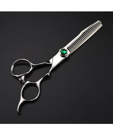 Hair Cutting Scissors 6 Inch Professional Japan 440c Steel Scissor Green Gem Hair Scissors Haircut Thinning Barber Cutting Shears Hairdressing Scissors Set - Buy Online on GoSupps.com