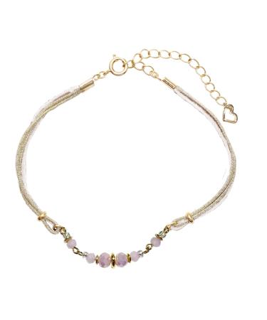 Takumi TAK-14-1 Anti-Static Reduction Bead Charm Breath Pink Wrist Circumference Approx. 5.5-7.5 inches (14-19 cm)