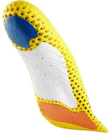 CURREX RunPRO Insole - Men, Women & Youth Medium Arch Support | Cushioned & Flexible | Ideal for Running, Triathlons & Walking | Size M (7-8.5 Men / 8.5-10 Women) - Yellow - Buy Online on GoSupps.com