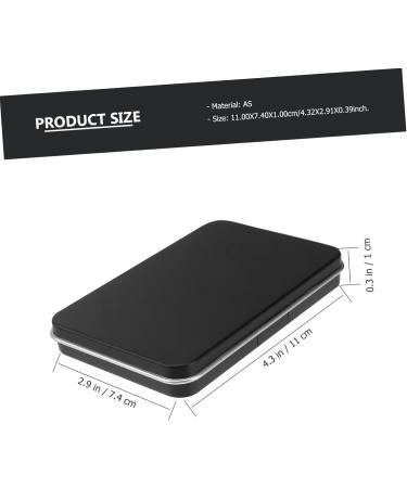 Healeved 1 Set Eye Shadow Box Refillable Lipstick Container Refillable Blusher Container DIY Blusher Container Travel Makeup Plate Fillable Eyeshadow Container Travel Eyeshadow Container 11x7.4cm Black - Buy Online on GoSupps.com