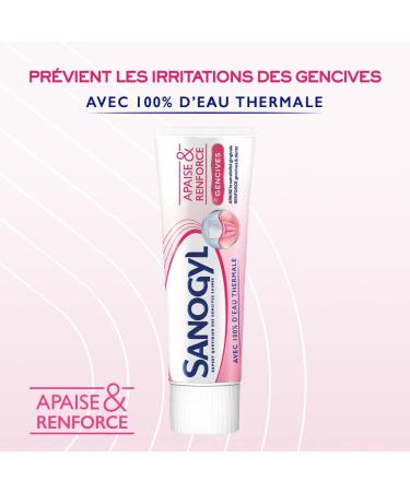 Sanogyl Toothpaste Soothes and Strengthens Gums 75 ml - Buy Online on GoSupps.com