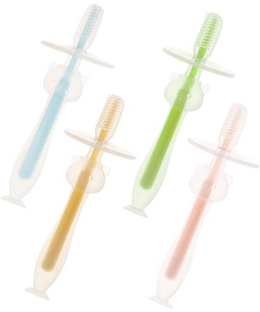 Beavorty 8 STK Baby Toothbrush Set | Infant Oral Hygiene Tool & Silicone Travel Toothbrush for Newborns (1 Year+) - Buy Online on GoSupps.com