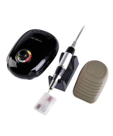 220V 35000RPM Professional Electric Nail Drill Mini Portable Manicure Pedicure Set Nail Buffer Manicure Pedicure Polishing Tools Black