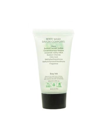 Eco Amenities Green Tea Scent Body Wash - 72 Pack, 0.75 oz Small Tubes - Individually Packaged Hotel Size Toiletries for Guests of Airbnbs, BNBs, VRBO, Inns - Bulk Case for Travel - Buy Online on GoSupps.com