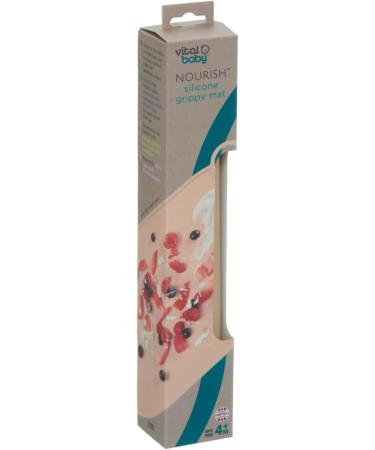 Vital Baby Nourish Silicone Grippy Mat - Baby Led Weaning - Sweet Butterscotch (W49cm x D24.5cm) - Buy Online on GoSupps.com