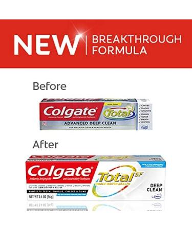 Colgate Total Deep Clean Toothpaste 5.1 oz - Pack of 2 - Buy Online on GoSupps.com