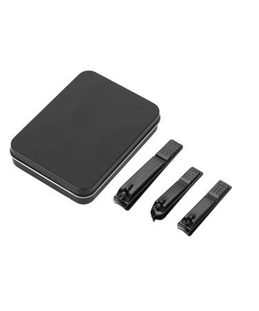 Nail Tool Set 3Pc Portable Nail Clippers Professional Pedicure Tools Set Stainless Steel Nail Clipper Cutter Toenail Trimmer Toenail Manicure Tools Suit