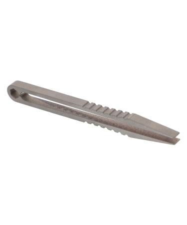 Doitool 1stk tweezers made of titanium alloy Koch tweezette Mini tool Tool for removal of tick splinters Aquarium tweezers Outdoor tweezers Space tweezers Ride Fragments 8x0.8x0.4cm silver