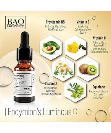 BAO Laboratory ENDYMION S LUMINOUS C Face Serum (15 ML(Set of 3)) 45 ml (Pack of 1) - Buy Online on GoSupps.com