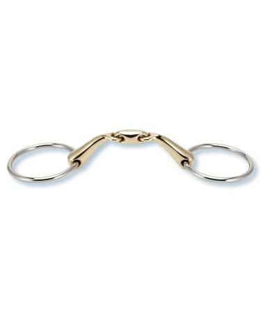St bben bit 2223 Anatomical loose ring snaffle double broken 12.5 cm - 16 mm - Sweet Copper