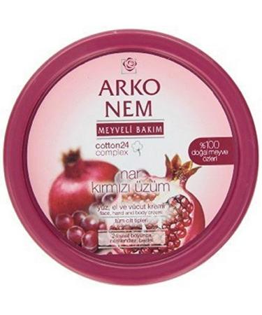 Arko Nem Pomegranate & Red Grape Face Hand & Body Cream 150g