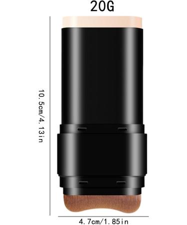  Generisch 2 in 1 Foundation Stick Anti-Wrinkle Foundation Eraser Pen Foundation Pen Moisturizing and Lightweight Foundation Stick Double Head Foundation Stick with P - Buy Online on GoSupps.com