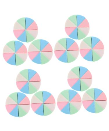 Balacoo 12 Sets Triangular Sponge Puff Wedge Makeup Sponges Beauty Tools Foundation Sponge Puff Face Puff Makeup Supplies Cosmetics Sponge Wedge Finger Puff Emulsion Triangle Girl