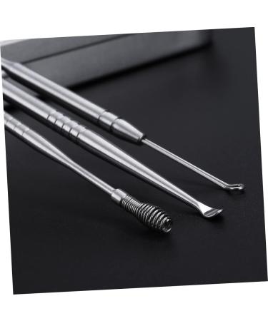 DOITOOL 3pcs Stainless Steel Ear Spoon Set - Ear Wax Cleaner and Remover for Humans - Silver Earmuffs - Buy Online on GoSupps.com