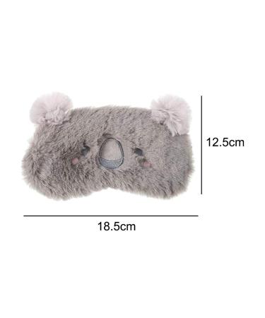 2 Pcs Bunny Koala Sleep Eye Masks for Kids & Adults | Multicolor Animal Eye Mask for Better Sleep - Buy Online on GoSupps.com