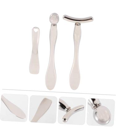 MAGICLULU 6 Pi ces masseur oculaire cuill re de massage des yeux beaut du visage rouleau massage outils de maquillage cuill re cr me maquillage pour les yeux miniature Spatule M tal - Buy Online on GoSupps.com
