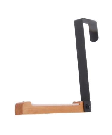 Door Hook Over Door Towel Hook Wall Hanging Hooks Wall Clothes Rack Clothes Door Hook Bedroom Door Hook Over Door Hooks Back Door Hook Door Coat and Hat Hook Over The Door Rack (Bl Black 17.5X16CM