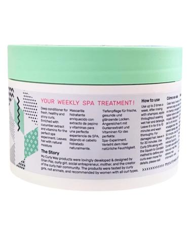 Cucumber Deep Conditioner 12oz - Enriched with Extracts & Vitamins - Spa Experience for Dry Curly Hair - Buy Online on GoSupps.com