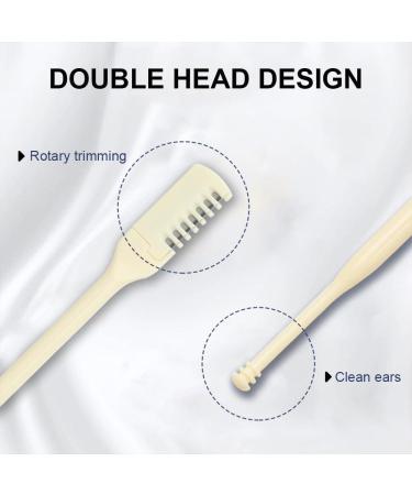 Zopseet 2 Set Manual Nose Hair Trimmer Rotating 360 Degree Rotating Manual Nasal Hair Trimmer with Ear Picker Manual Nose Hair Trimmer Ear with Box for Women and Men - Buy Online on GoSupps.com