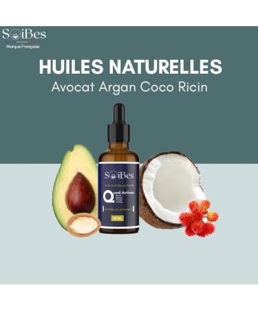 SoiBes Men's Beard Care Kit - Beard Oil 50 ml Quad-Action Vitamin E + Beard Brush + Travel Kit - A Soft and Well-Cared Beard for Modern and Nomadic Men - Buy Online on GoSupps.com