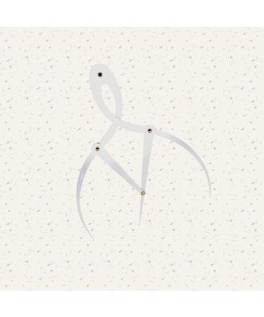DRESSOOS Eyebrow Stencil Eyebrow Measure Tool Eyebrow Ruler Brow Stencils Template Balance Ruler Disposable - Buy Online on GoSupps.com
