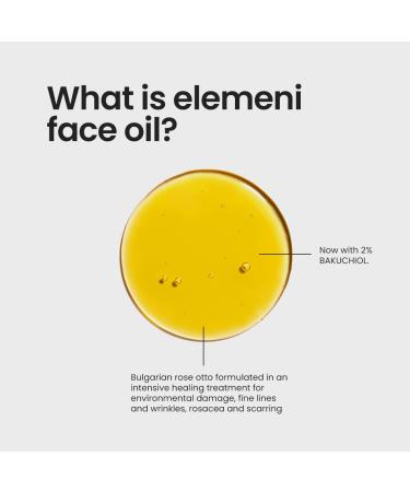 elemeni Radiance Face Oil for Dry Complexion - Anti-Aging Rosehip Seed Oil Natural Retinoic Acid Organic Vegan Formula 0.5 fl oz - Buy Online on GoSupps.com