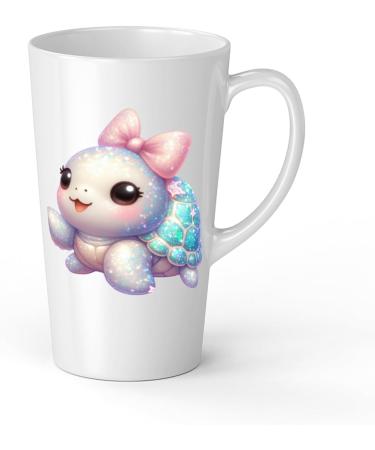 White Ceramic Baby Turtle Mug - Large 483 ml Perfect for Hot Chocolate or Milk Fun and Easy to Use - Buy Online on GoSupps.com