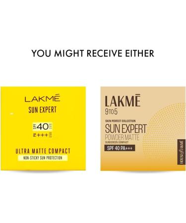Lakme Sun Expert Ultra Matte SPF 40 PA+++ Compact 7g - Buy Online on GoSupps.com