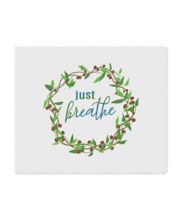 2 x Microfiber Cleaning Cloths "Just Breathe" (LC00022370)
