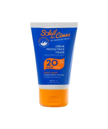 SOLEIL DES CIMES | Protective Face Creams SPF 20 - Ideal for Extreme Conditions - Hydrates & Protects - Made in France