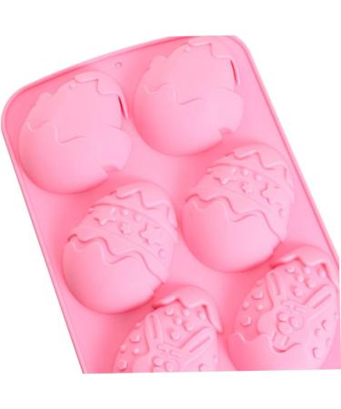 Milisten Cake Molds Silicone Cookie Stencil Silicone Gummy Molds DIY Soap Mold Cookie Molds Ice Cube Mold Candy Craft Mold Egg Candy Mold Baking Tool Supplies Pink Eggs Chocolate - Buy Online on GoSupps.com