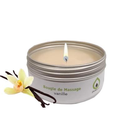 Purespa Scented Natural Massage Candle - 100% sensual and relaxing (Vanilla 80 gr)