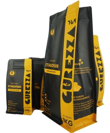 Gurezza coffee fine roasted coffee beans directly from the Motherland of the arabica coffee Amazing coffee roasted to perfection (Medium roasted coffee beans 250gr) - Buy Online on GoSupps.com