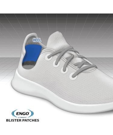 ENGO Heel Blister Patches (2 Patches) | Prevent Blisters for Tennis Shoes, Athletes, Runners, High Heels, Dress Shoes - Buy Online on GoSupps.com