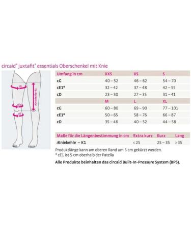 Medi Circaid Juxtafit Essentials Adaptive Compression System for Thigh & Knee - Size M Right Extra Short for Arm Lymphedema - Adjustable Compression Pressure - Buy Online on GoSupps.com