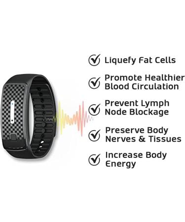 Shop Matteo Ultrasound Body Shape Bracelet | Magnetic Lymph-Detox Wristband for Men & Women (Blue+White) - Enhance Lymphatic Drainage & Body Shaping - Buy Online on GoSupps.com