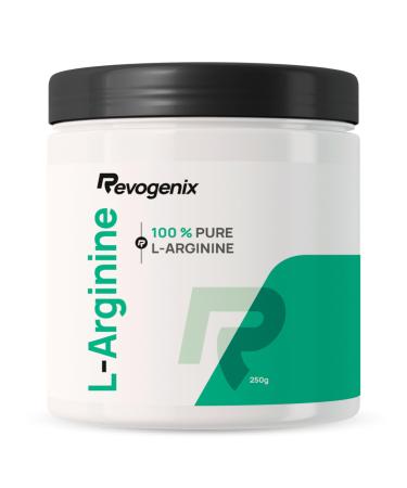 L-Arginine 3000 mg | Poudre Pure Vegan | 83 Portions | Congestion Musculaire Force et Endurance | Pre-Workout Pr curseur d Oxyde Nitrique | Circulation Sanguine & Performances | 250g | Revogenix