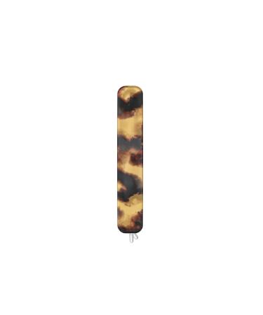 Invisibobble Barrette 2x Hair Clip | Narrow Slippery Hair Clip in Brown & White Leo Pattern | Women's Rectangular Clip | Designed in Munich - Buy Online on GoSupps.com