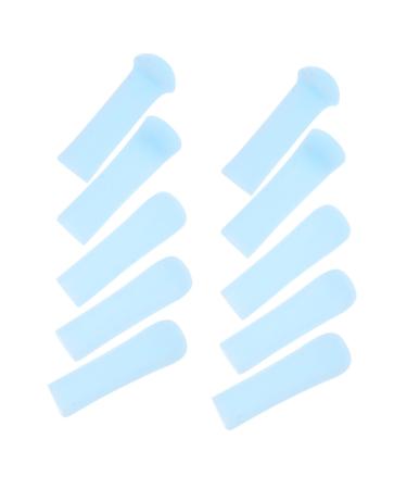 Ipetboom 10pcs Silicone Ear Cleaner Replacement Tips Soft Flexible Ear Wax Removal Accessories for Adults Comfortable Cleaning Replaceable Tips