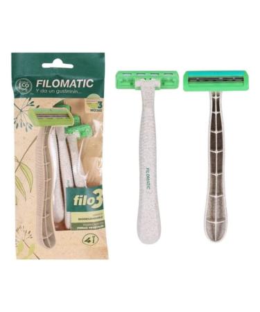 Manual Shaving Razor Bio Triple (4 PCs)