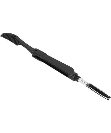 Eyelash Comb Brush Tools Eyelash Brush Eyebrow Comb Hygienic Portable Reusable for Makeup (Black) - Buy Online on GoSupps.com
